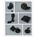 Black Plastic Nylon Toilet Cubicle Partition Accessory